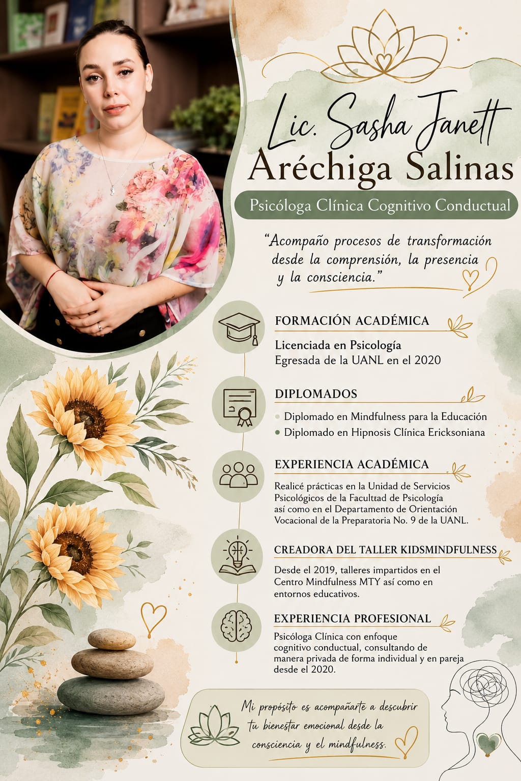 Psicologa Clinia Sasha Janett Aréchiga Salinas Psicologa Clínica Sasha Janett Arechiga Salinas