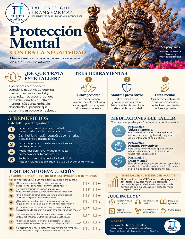 taller de reduccion de estrés Monterrey